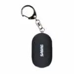 PERSONAL ALARM BLACK W/LED