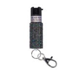 0.54oz BLACK JEWELLED KEY RING